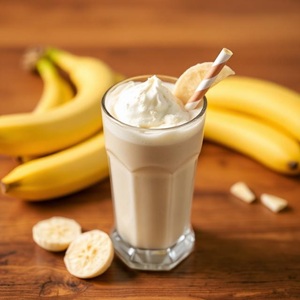 Banana Shake (with Ice Cream)
