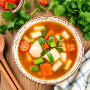 Hot & Sour Vegetable Soup