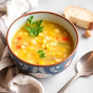 Sweet Corn & Egg Soup